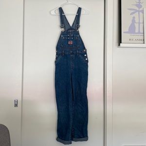 Revolt clothing denim overalls